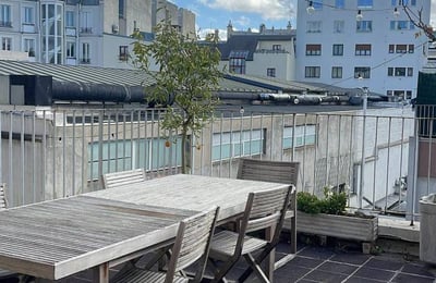 Alquiler de un apartamento amueblado con terraza, 70 m², París, Francia